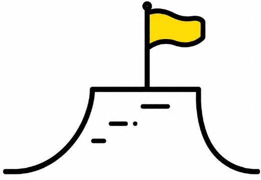挑戦を表すイラスト